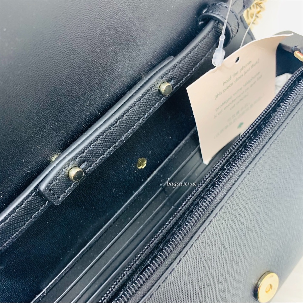 Small flap black crossbody Kate spade Cameron - Picture 8 of 10